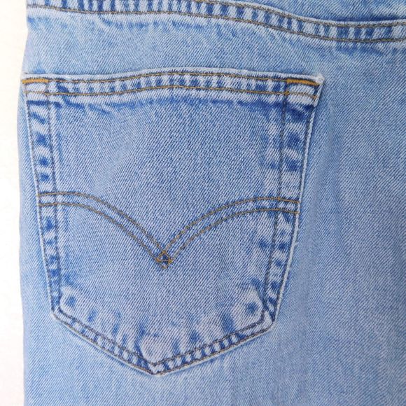 Vintage 90s 1999 Levi's Jeans Size 36 x 32 550 Casual Faded Denim 5 Pocket Blue - Picture 14 of 16